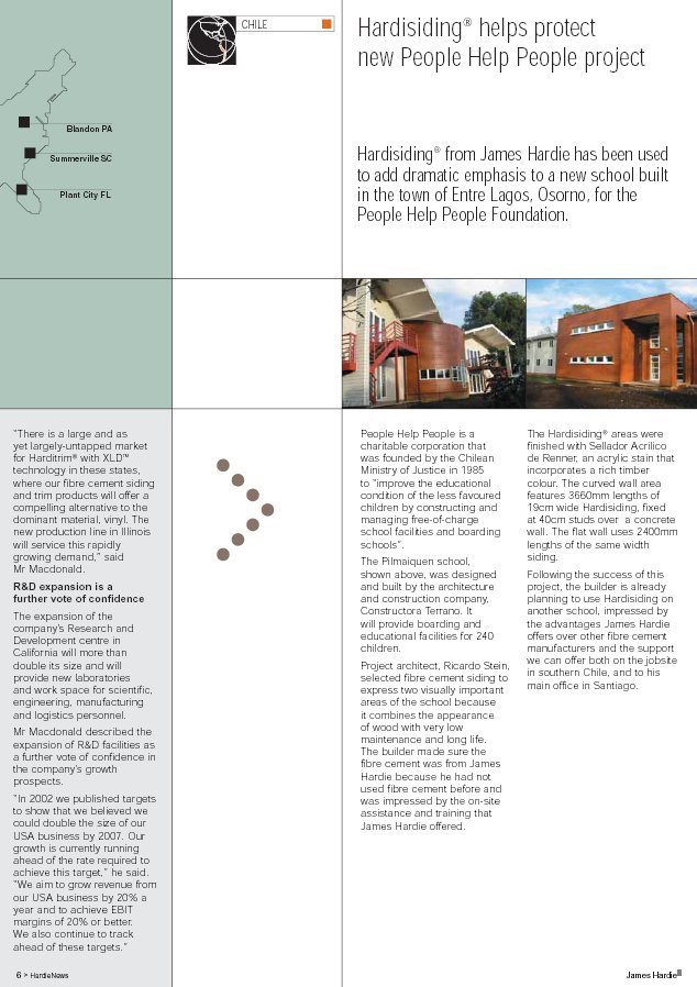 (HARDIE NEWS)
