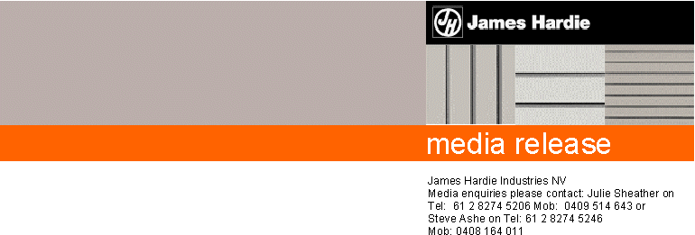 (JAMES HARDIE LOGO AND HEADER)