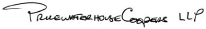(PRICEWATERHOUSECOOPERS LLP)