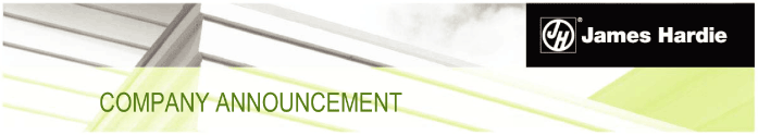 (JAMES HARDIE LOGO)