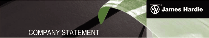 (JAMES HARDIE LOGO)