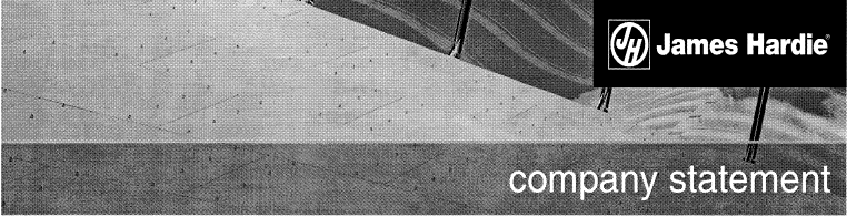 (JAMES HARDIE LOGO)