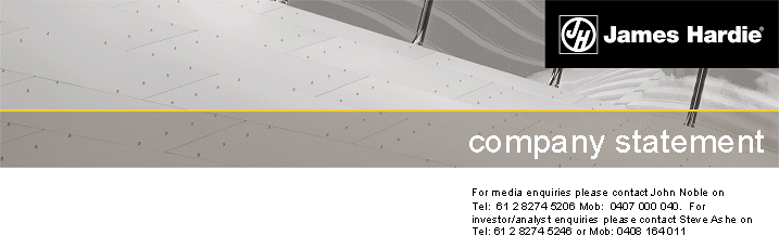 (JAMES HARDIE LOGO)