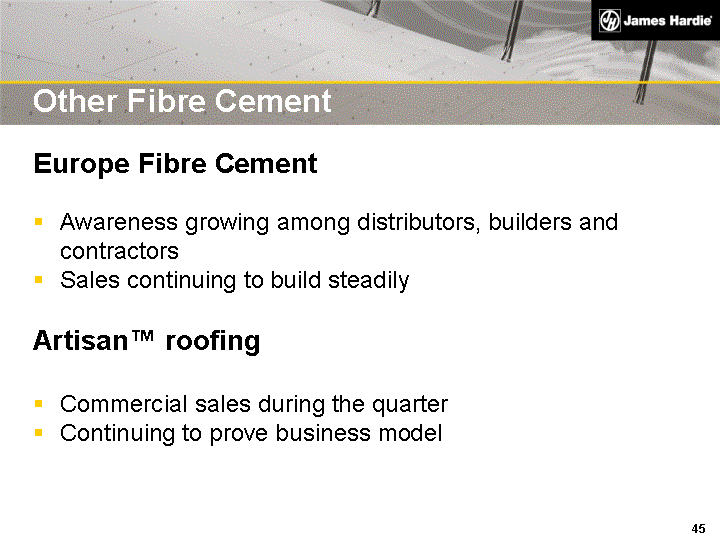 (OTHER FIBRE CEMENT EUROPE FIBRE CEMENT IMAGE)