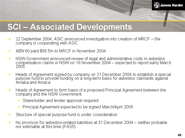 (SCI - ASSOCIATED DEVELOPMENTS IMAGE)