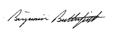( -s- BENJAMIN BUTTERFIELD)