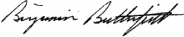 -s- Benjamin P Butterfield